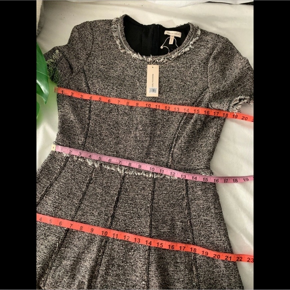 NWT $495 Rebecca Taylor Stretch Tweed Dress - Picture 8 of 8